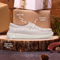 Wendy Nordic Sweater - Egret/Multi