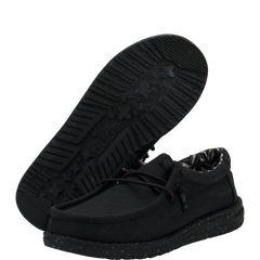 Wally Youth Stretch Canvas - Black/Black