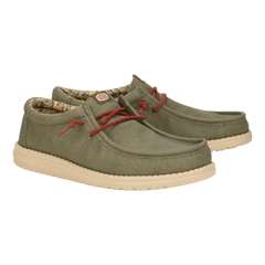 Wally Waxed Canvas Olive