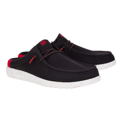 Wally Slip Varsity - Black/Red