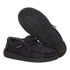 Wally Youth Stretch Mesh - Black/Black