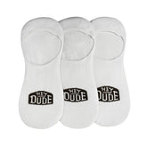 HEYDUDE No Show Sock 3 Pack - White