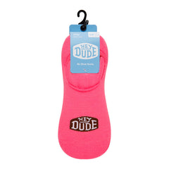 HEYDUDE No Show Sock 3 Pack - Pink Lemonade