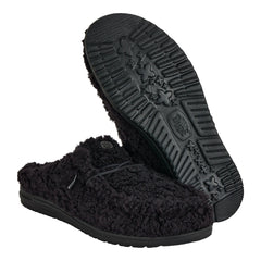 Wally Slipper - Cozy Black/Black