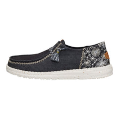 Wendy Funk Embroidered Floral - Black