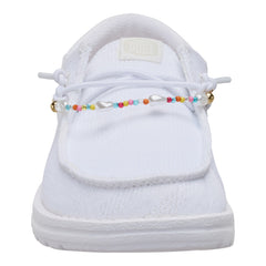 Wendy Funk Mesh Shoelry - White