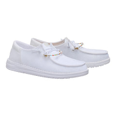 Wendy Funk Mesh Shoelry - White