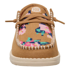 Wendy Cross Stitch - Tan/Multi