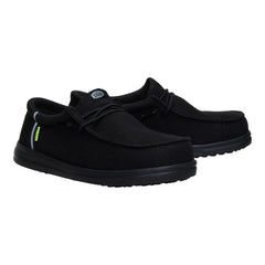 Wally Work Comp Toe Wide - Black/Black