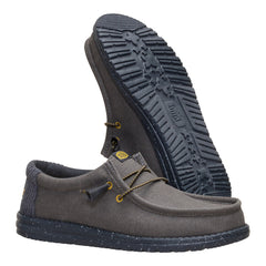 Wally Waxed Casual - Dark Grey