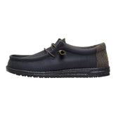 Wally Waxed Casual - Black/Black