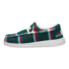 Wally Youth Confetti Plaid Cozy - Red/Green/Multi