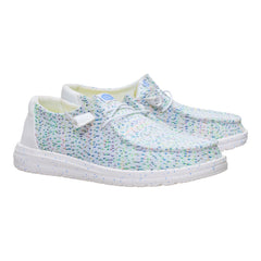 Wendy Stretch Speckle - White/Multi