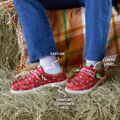 Wally Holiday Sweater - Red/Green/Multi