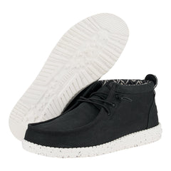 Wally Mid Canvas - Black/White