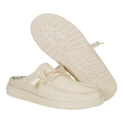 Wally Slip Stretch Canvas - Bone White