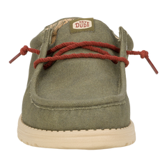 Wally Waxed Canvas Olive