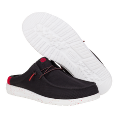 Wally Slip Varsity - Black/Red