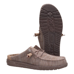 Wally Slip Stretch Sox - Deep Taupe/Chanterelle Tan