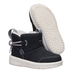 Camden Bow Boot Toddler Cozy - Black