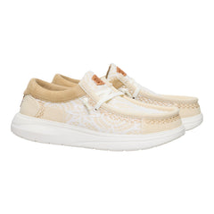 Wendy Comf Patchwork - Ivory/Tan