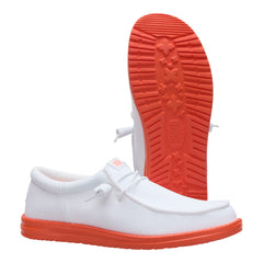 Wally Funk Pop - White/Tomato Orange