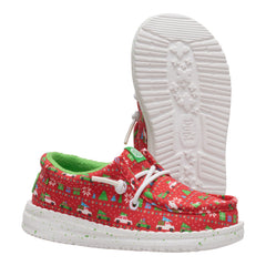 Wally Toddler Holiday Sweater - Red/Green