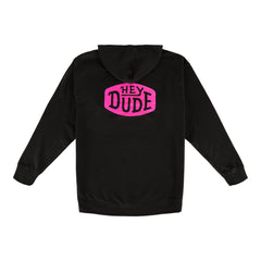 Go To Buckle Hoodie - Black/Pink