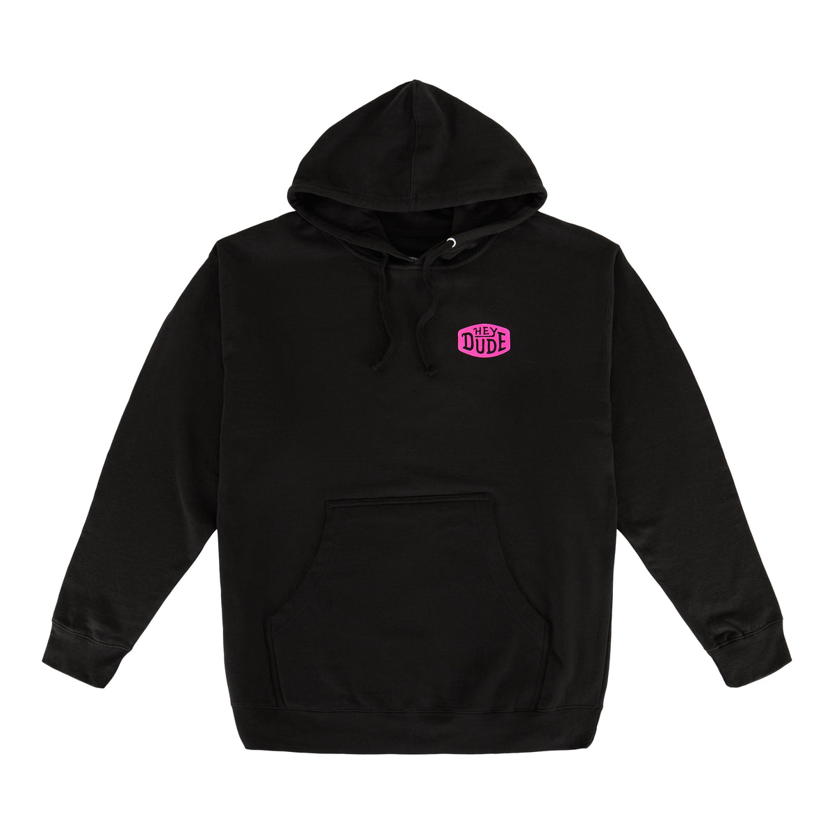 Go To Buckle Hoodie - Black/Pink