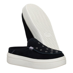 Austin Lift Suede Stud - Black