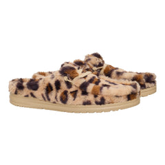 Wendy Slipper Leo Fur - Tan/Multi