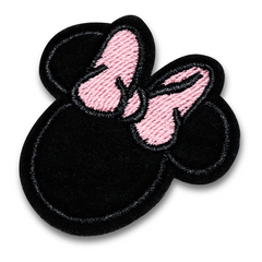 Minnie Velvet Patch - Minnie Mouse Multi