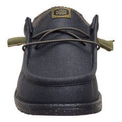 Wally Waxed Casual - Black/Black