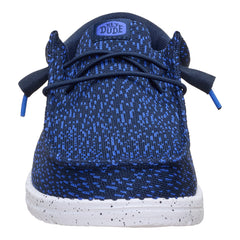 Wally Funk Stretch Speckle - Navy Blazer/Multi