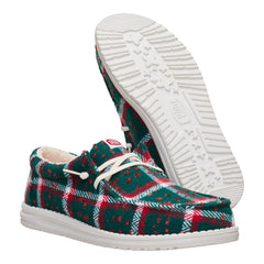 Wally Confetti Plaid Cozy - Red/Green/Multi